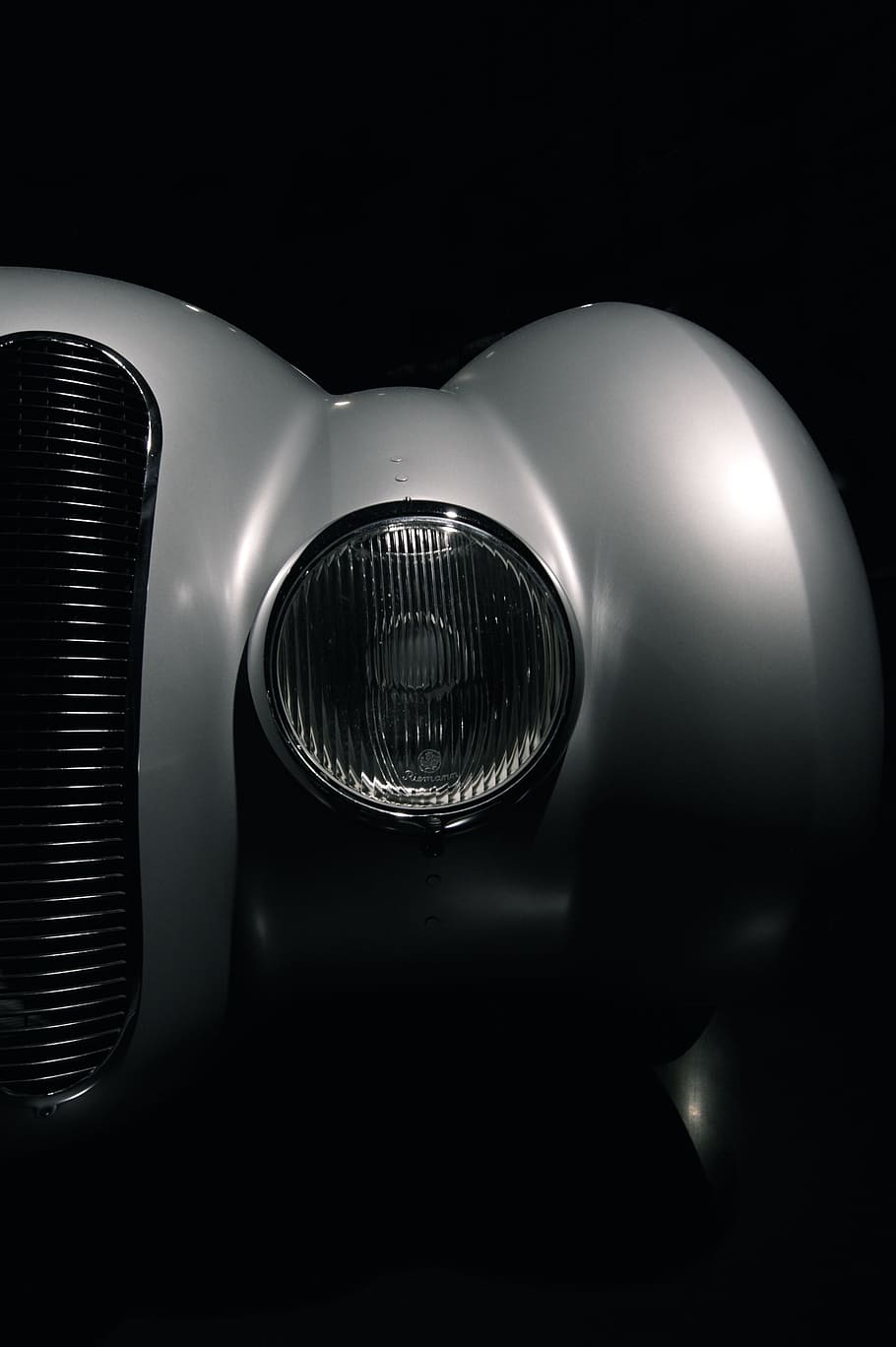Machine, Light, Retro, Servais, Car, auto, gray, black Color HD wallpaper