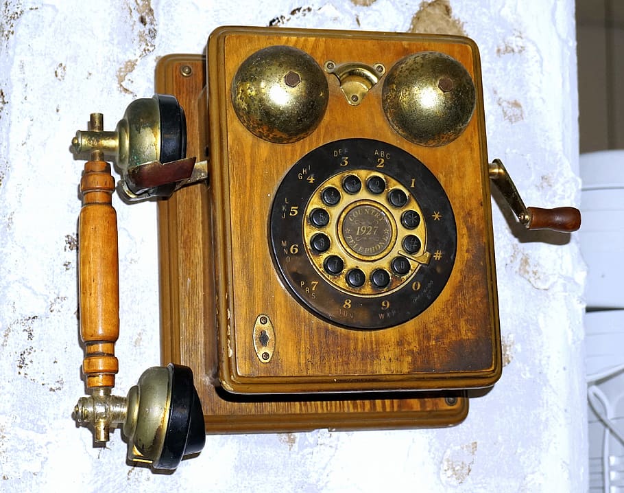 Phone, Old, Communication, Antiques, vintage, texture, telephone, HD wallpaper