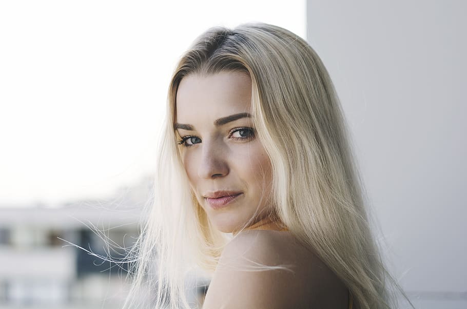 Alina, woman's face, blond Hair, women, caucasian Ethnicity, people HD wallpaper