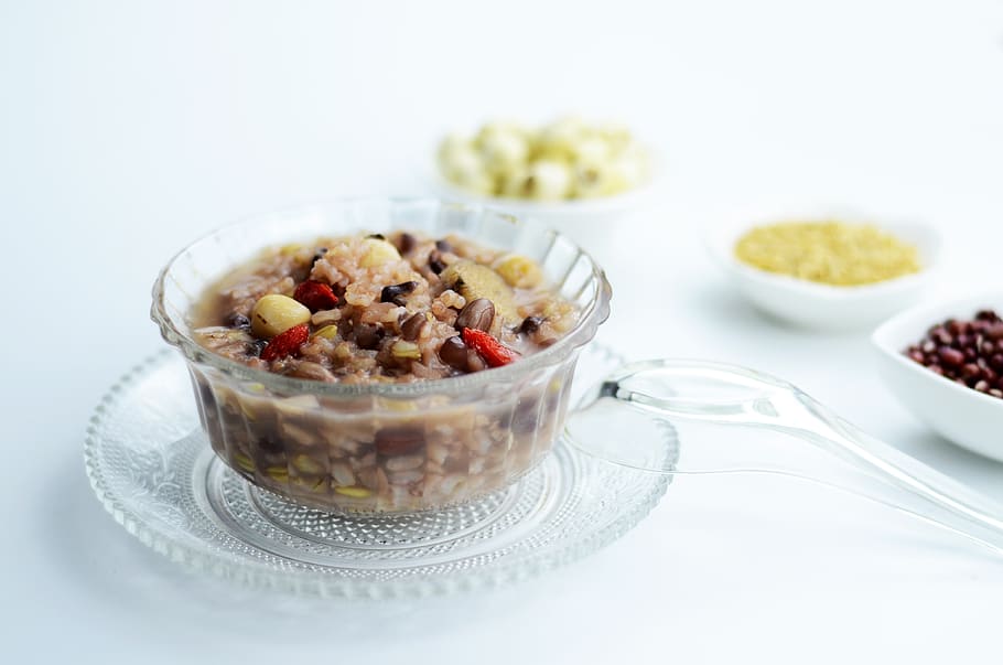 oat porridge, nutritious porridge, breakfast, organic, oatmeal, HD wallpaper