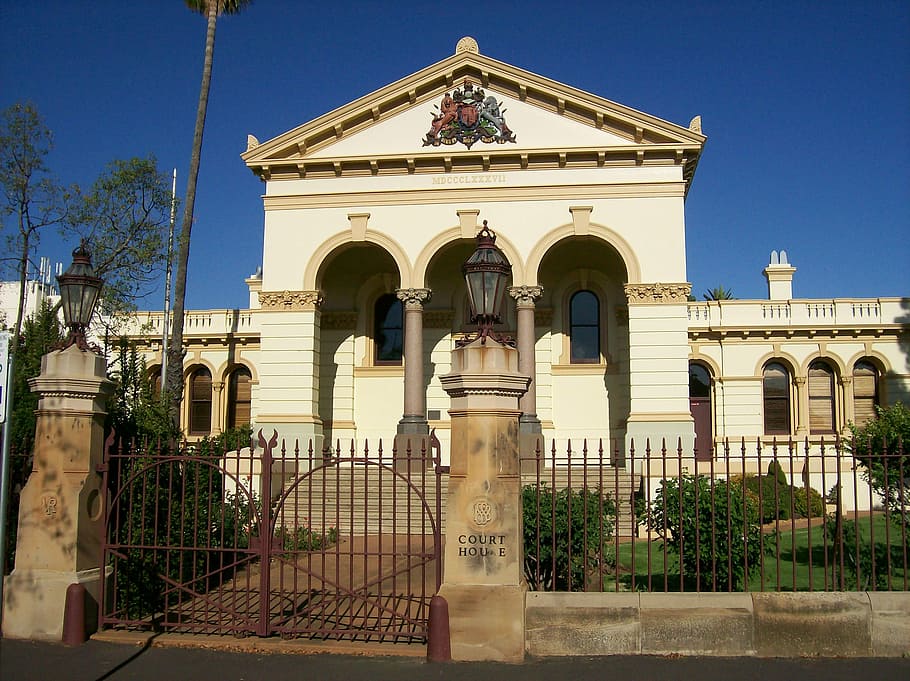 Courthouse in Dubbo, New South Wales, architecture, Australia, HD wallpaper