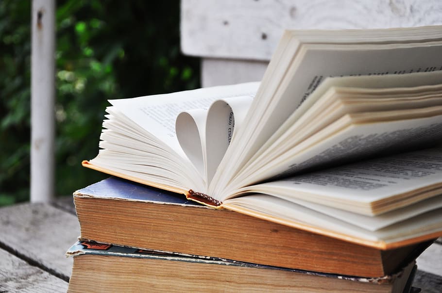 opened book page on top of books, magazines, read, notebook HD wallpaper