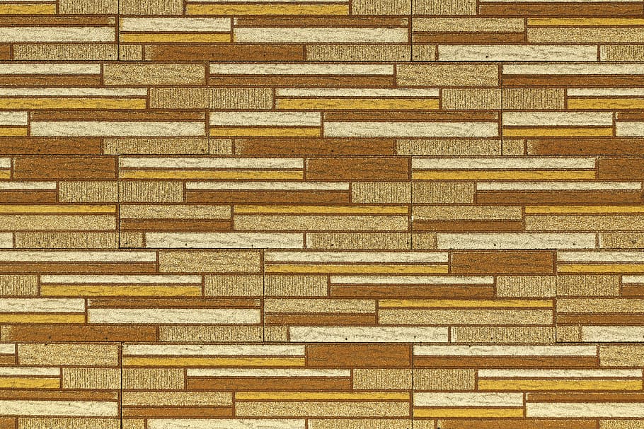 brown wallpaper illustration, facade, clinker, tile, background HD wallpaper