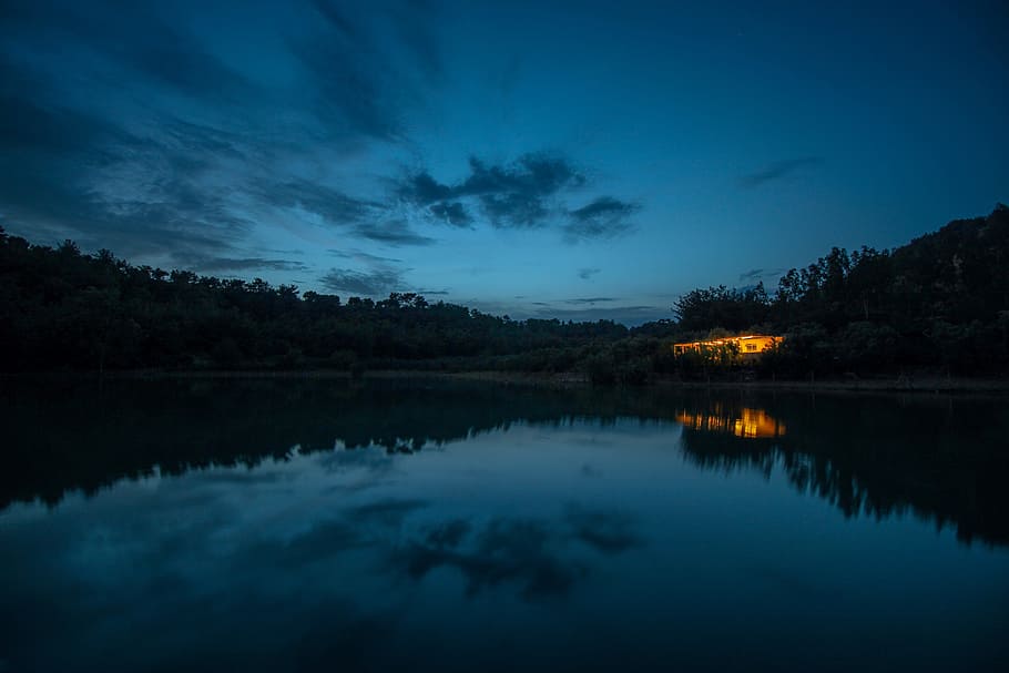 home, nature, clouds, turkey, lake, reflection, blue, water HD wallpaper