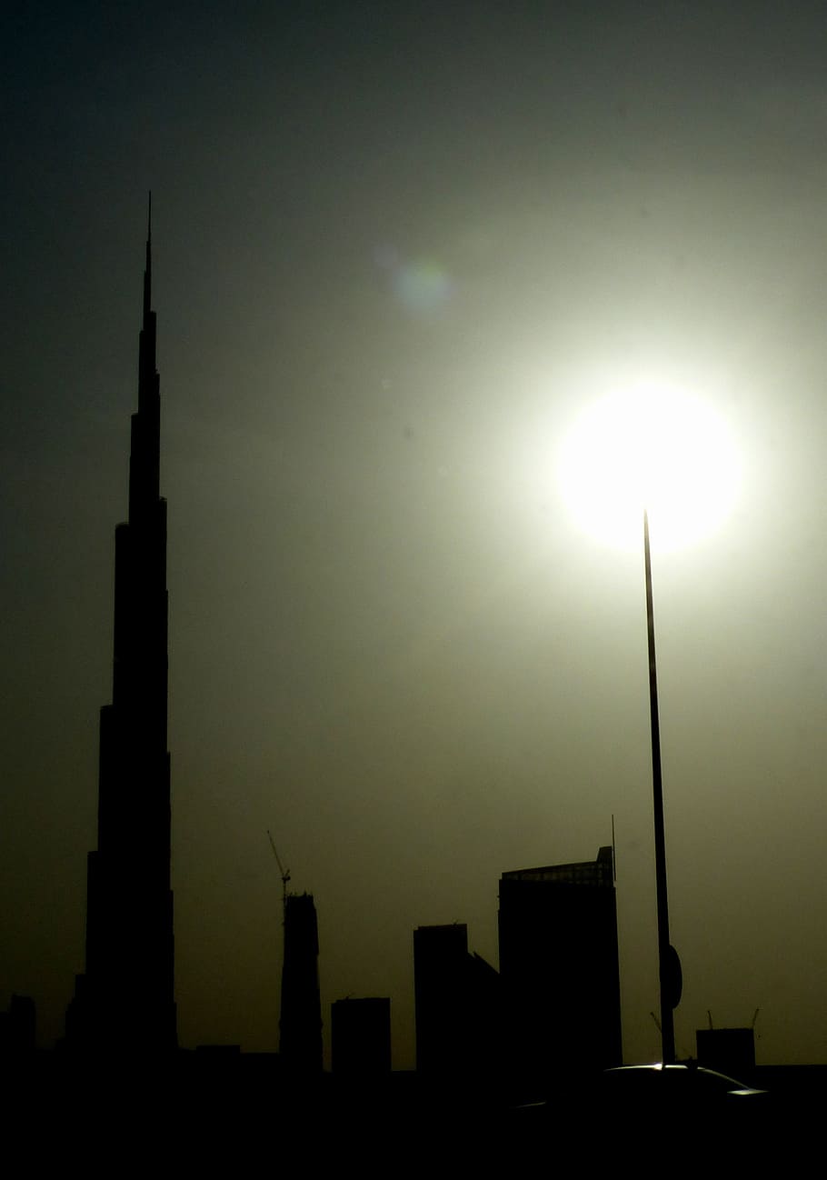 dubai, burj khalifa, skyscraper, u a e, tallest building, architecture HD wallpaper