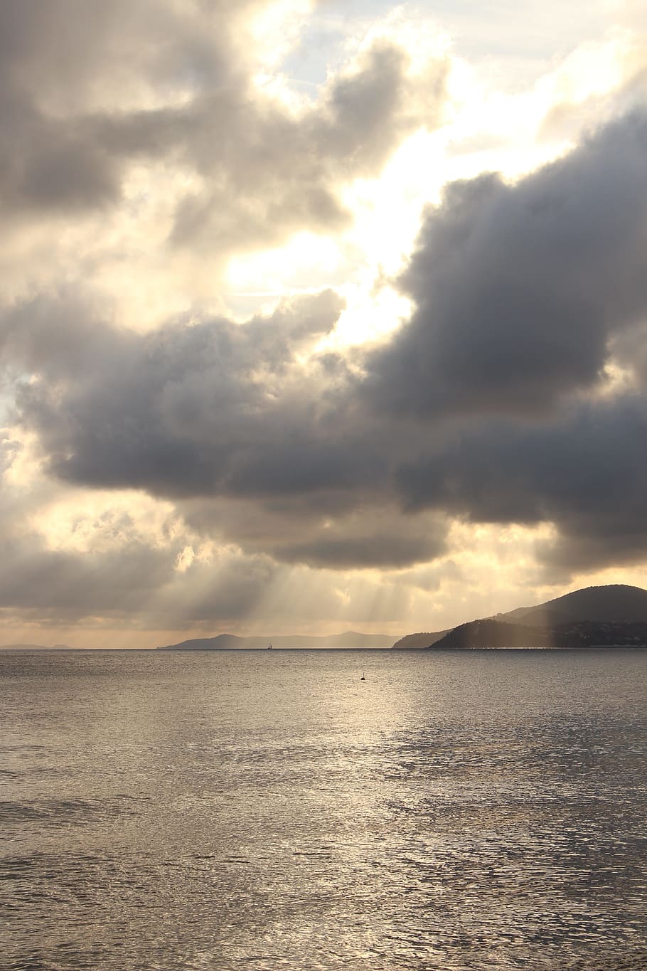 Radius, Sun, Sky, Landscape, Evening, sunset, sea, twilight HD wallpaper