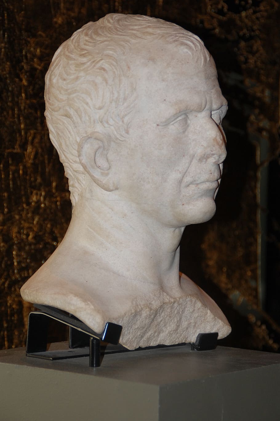 caesar, bust, arles, antique, vestige, romans, archaeology HD wallpaper