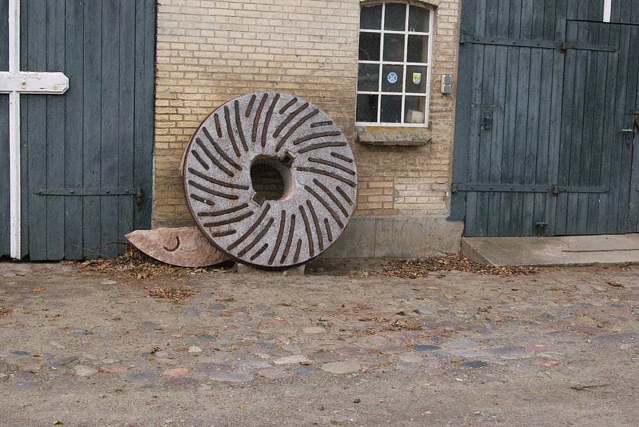 mill stone, grey, built structure, architecture, no people HD wallpaper