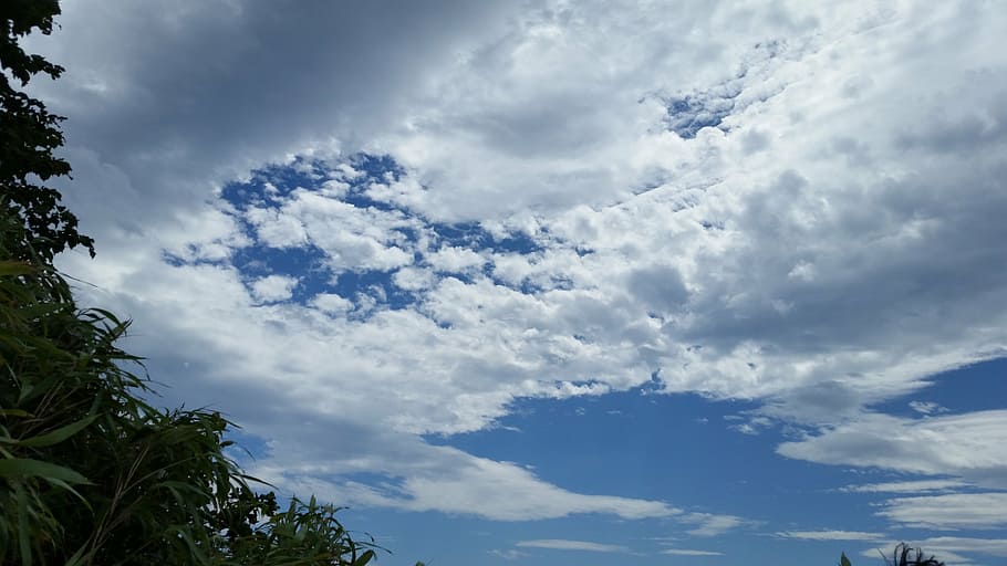 sky, summer sky, cloud, blue, cloud - sky, beauty in nature HD wallpaper