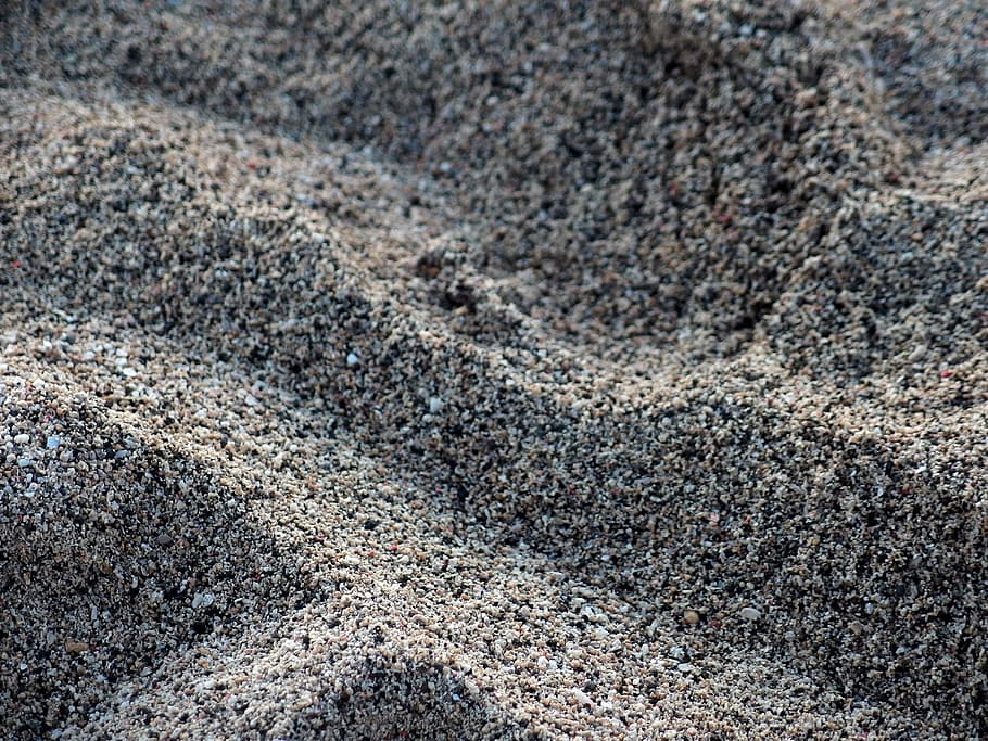 sand, beach, gravel, sassi, dune, full frame, backgrounds, land, HD wallpaper
