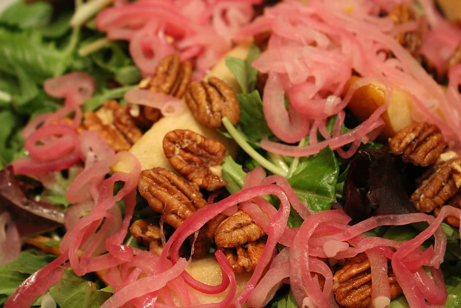 salad, lunch, healthy, food and drink, freshness, close-up HD wallpaper