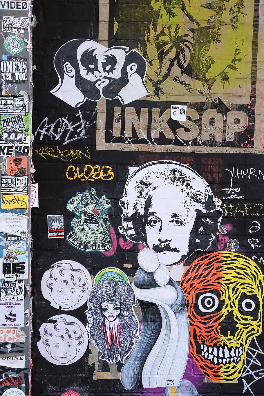 HD wallpaper: background, textures, wall art, graffiti, stickers, grunge |  Wallpaper Flare