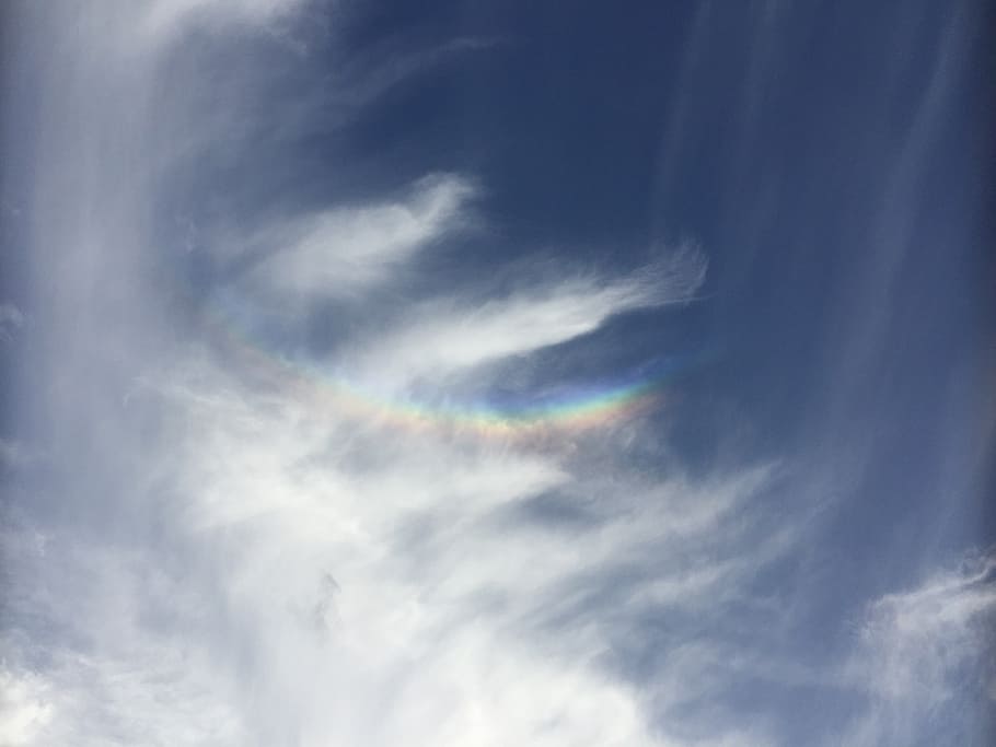 rainbow, sky, light, nature, spectrum, color, colorful, rainbow sky HD wallpaper