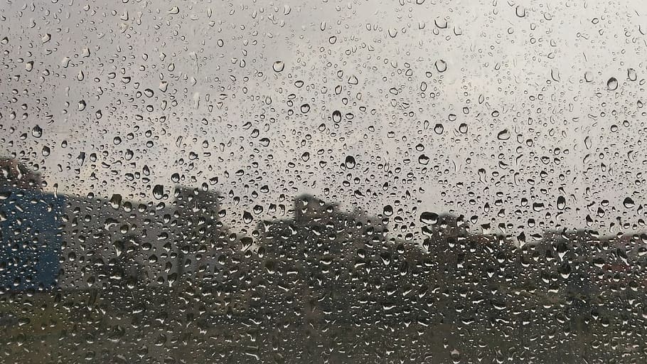desktop, abstract, pattern, rain, fabric, buildings, droplets HD wallpaper