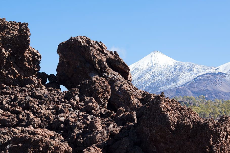 teide, volcano, mountain, summit, pico del teide, teyde, national park, HD wallpaper