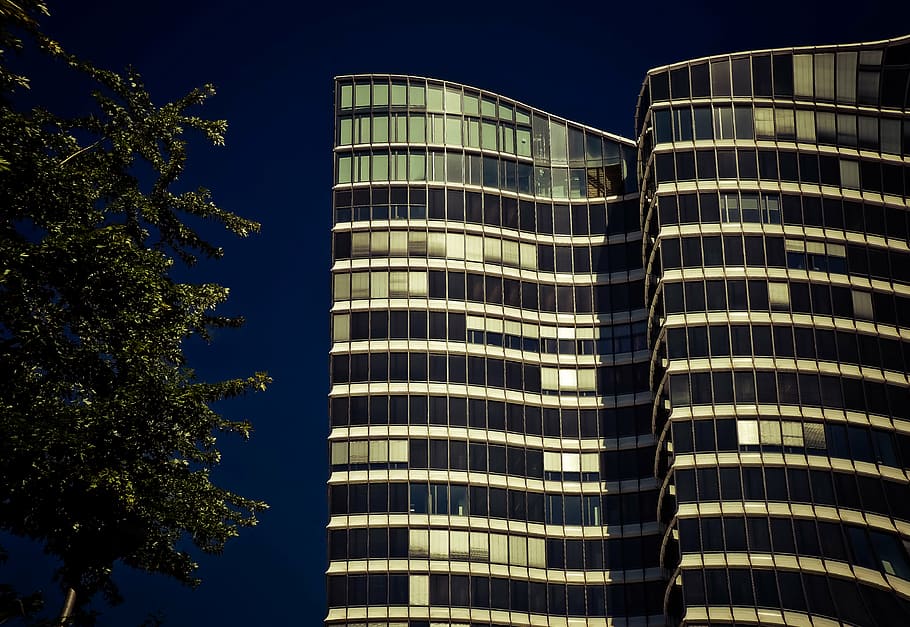 architecture, evening sun, building, lighting, abendstimmung HD wallpaper
