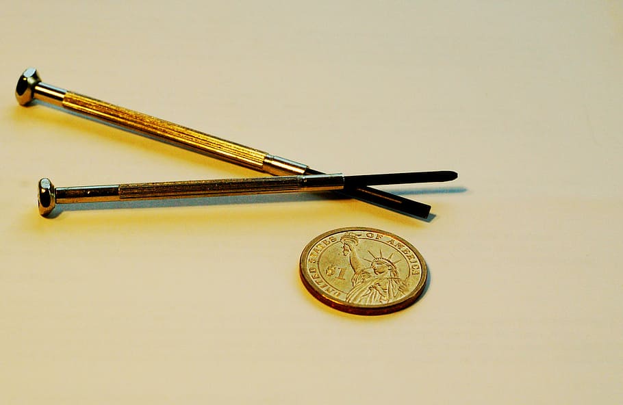 Tools, Screwdriver, Coin, Repair, Hammer, construction, work HD wallpaper