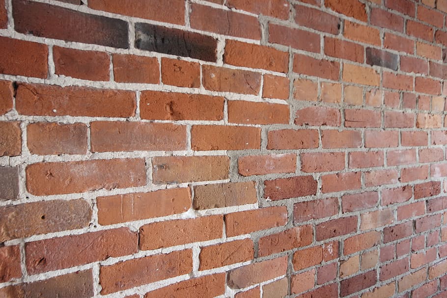 close-up photo of gray clay brick wall, photography, concrete HD wallpaper