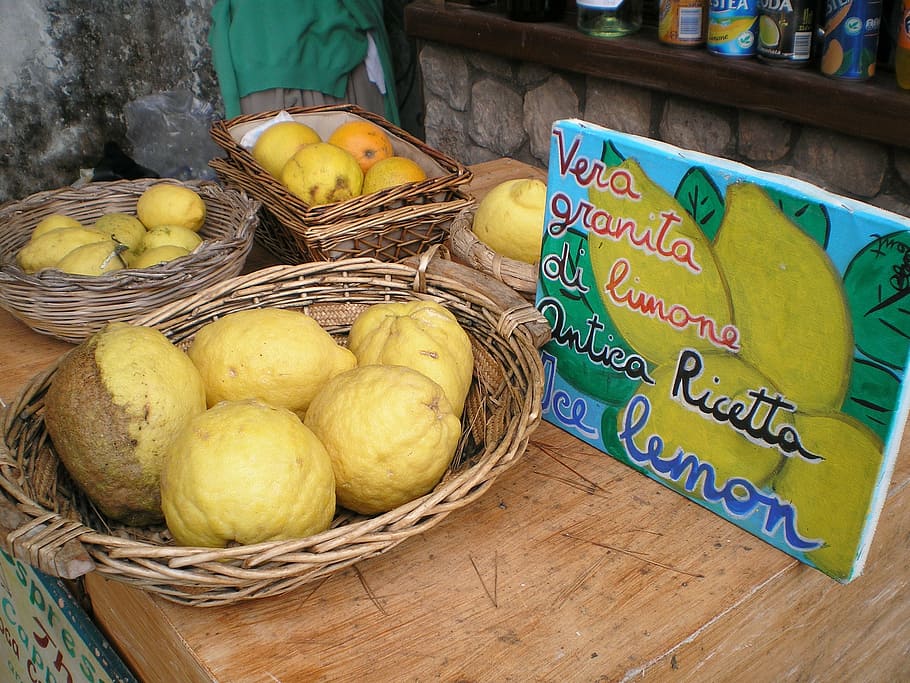 lemons, island, mediterranean, food and drink, healthy eating HD wallpaper