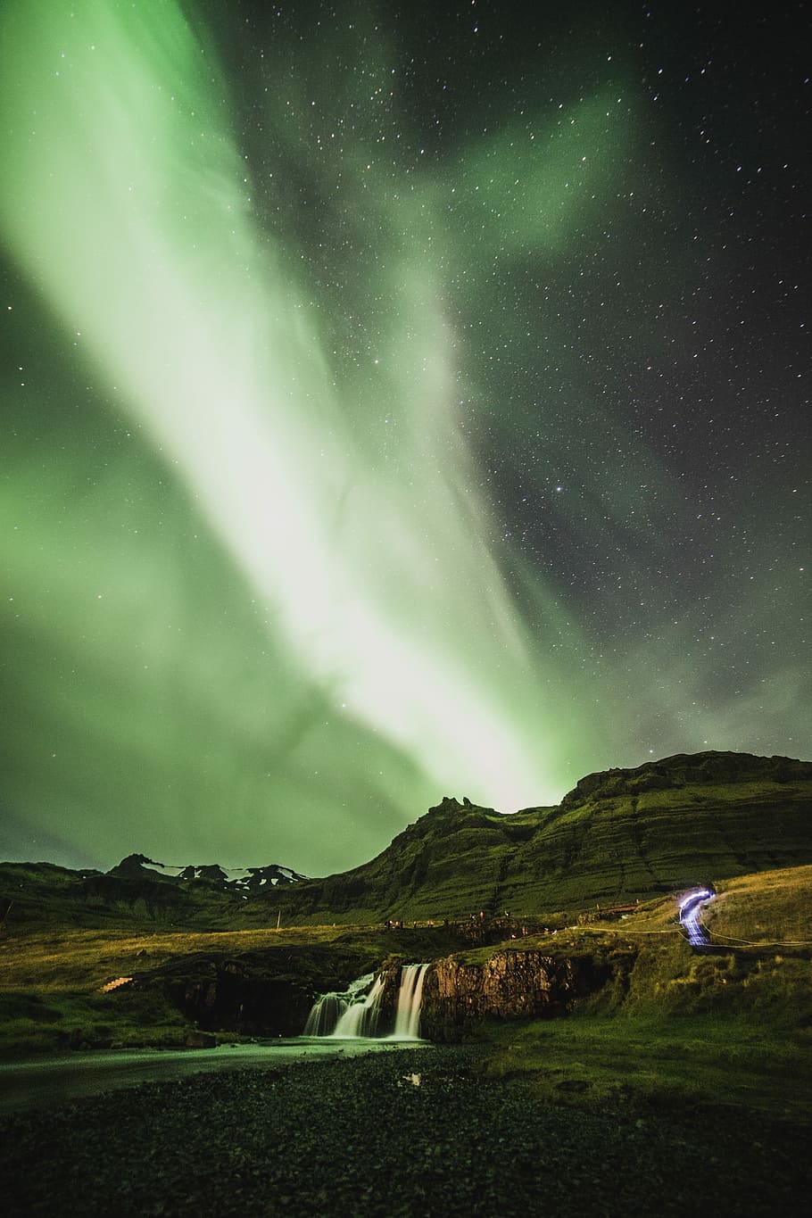 aurora lights, photo of aurora borealis during starry night time HD wallpaper