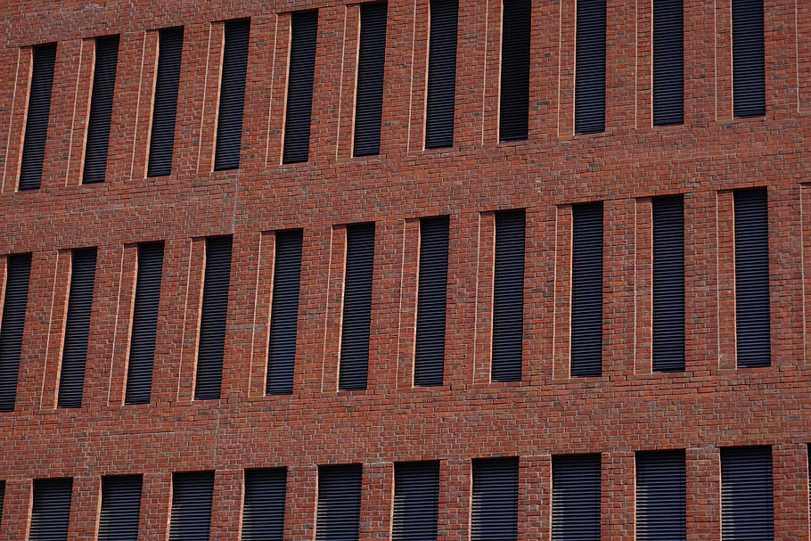 window, architecture, wall, pattern, backgrounds, full frame HD wallpaper