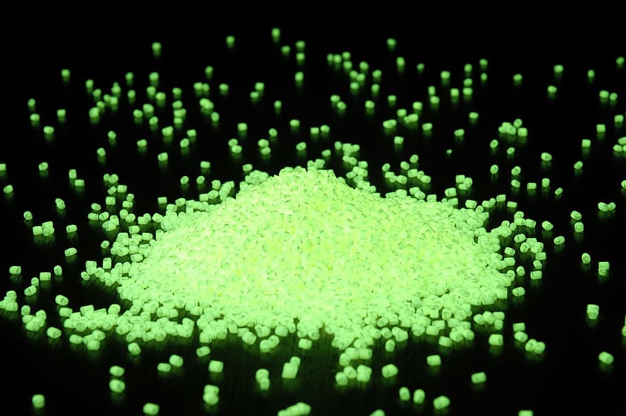 Glow In The Dark, Granules, glowing, backgrounds, abstract HD wallpaper