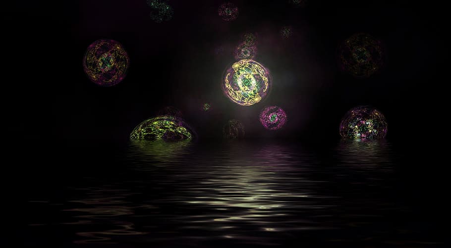 abstract, computer graphics, colorful, background, fantasy HD wallpaper