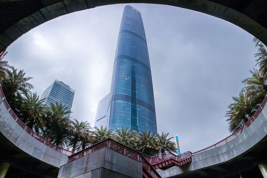 building, sky, modern, architecture, built structure, building exterior HD wallpaper