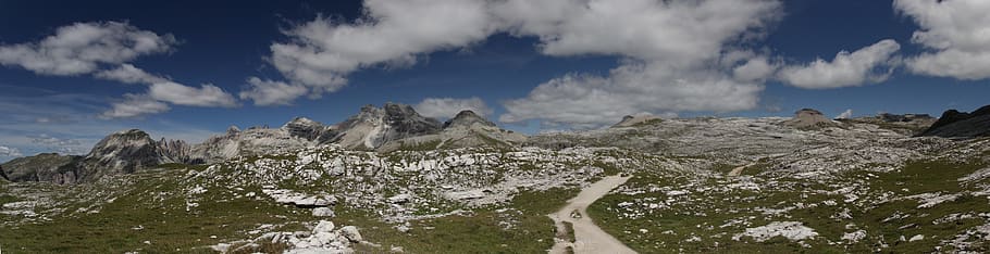 alpine, panorama, mountains, cloud - sky, environment, nature HD wallpaper