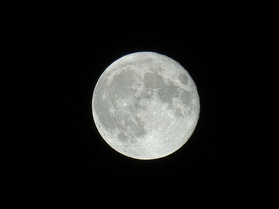 photography of moon, night, astronomy, night photograph, night sky HD wallpaper