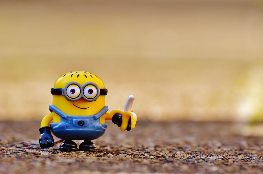 HD wallpaper: Disney Minion toy, Toys, Children, Figure, funny, yellow, cute  | Wallpaper Flare