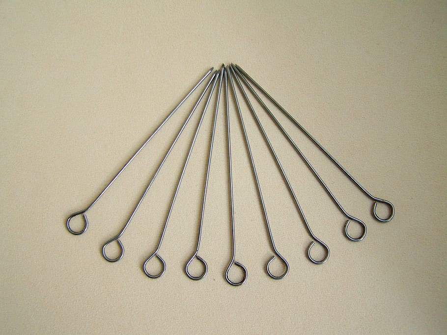 Meat, Needles, Metal, Kitchen, Tool, meat needles, kitchen tool HD wallpaper