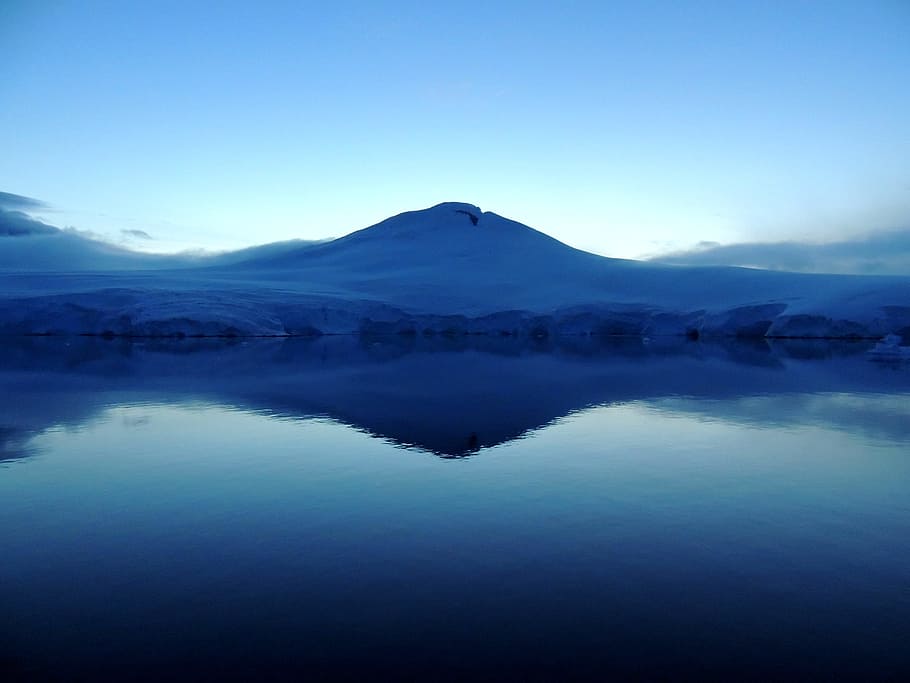 mountain, en, antarctica, water, scenics - nature, tranquility HD wallpaper