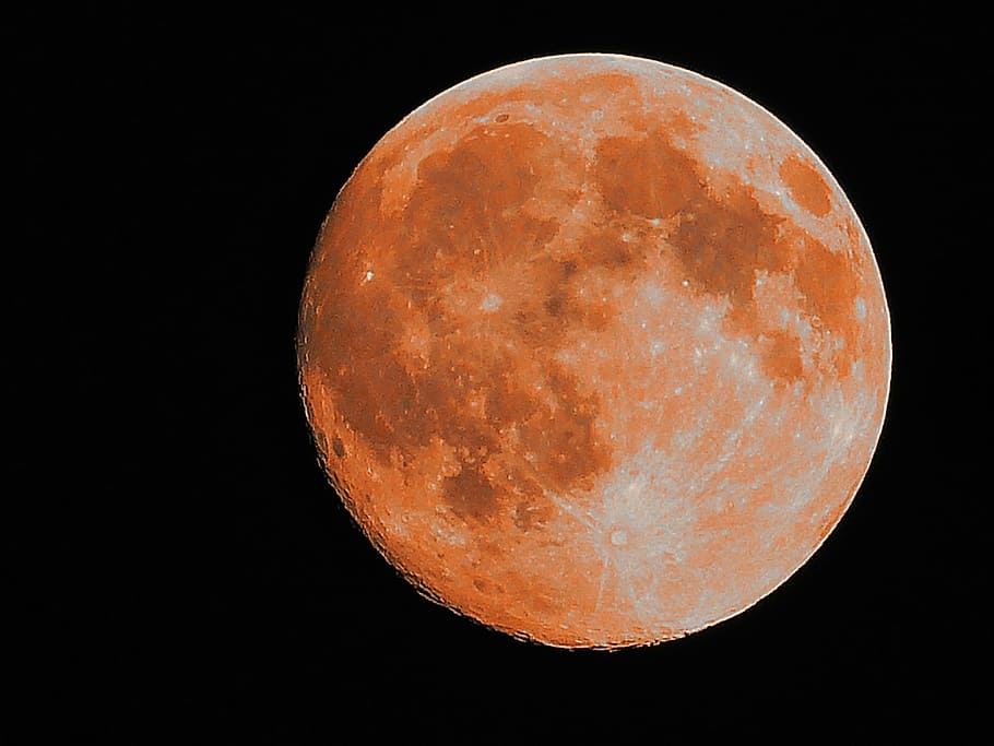 super moon, full moon, astronomy, moon Surface, planet - Space HD wallpaper