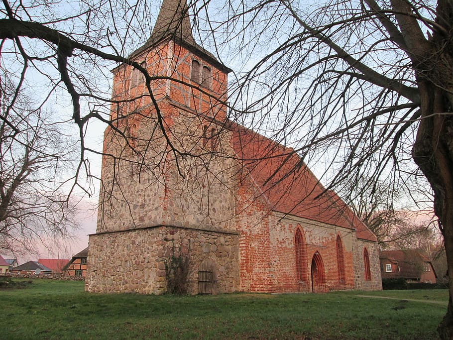 church, steeple, germany, tree, built structure, architecture HD wallpaper