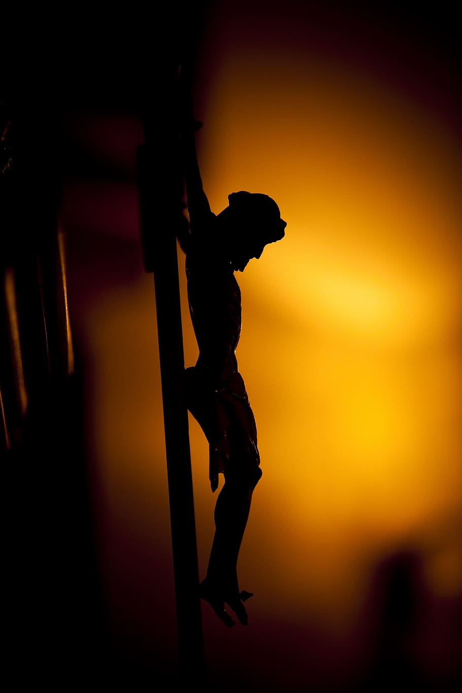 Hd Wallpaper Silhouette Photo Of Crucifix Jesus Christ Christ