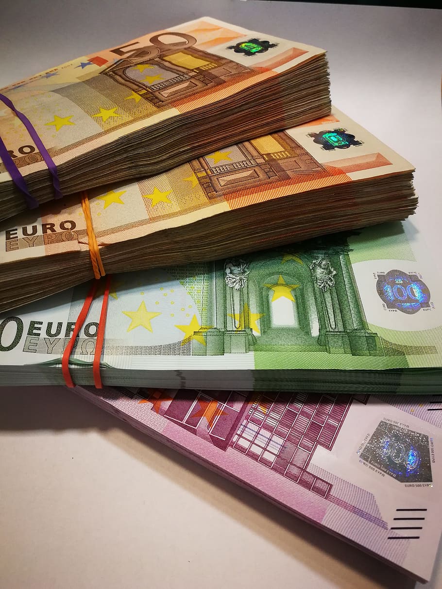 Money, Safe, Gold, Currency, Savings, pay, euro banknotes, golden