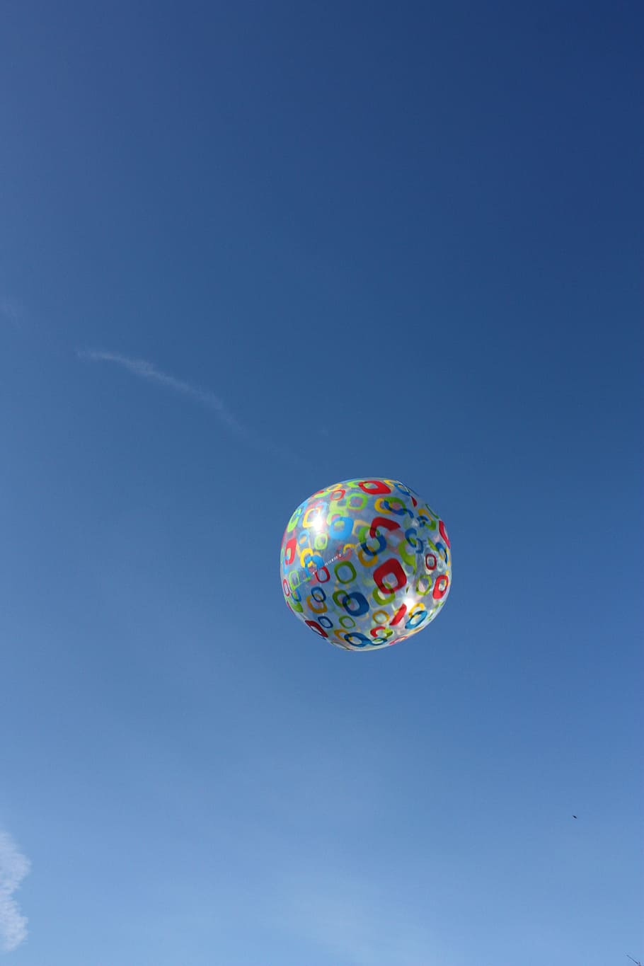 Ball, Summer, sky, sphere, blue, planet - Space, nature, globe - Man Made Object HD wallpaper