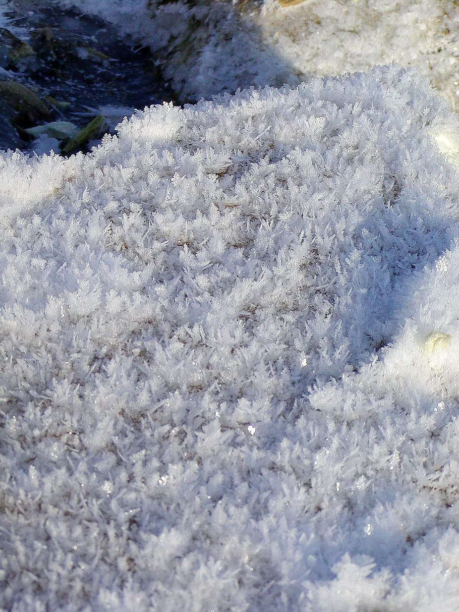 Winter, Icing, Flakes, Detail, silver, white, water, no people HD wallpaper