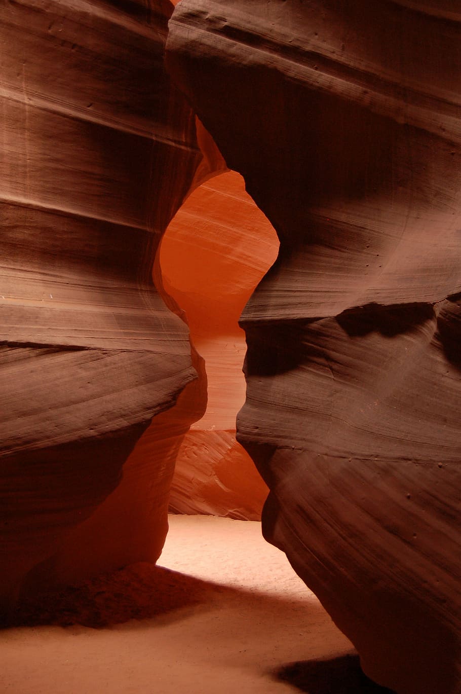 Antelope Canyon, Arizona, cave, mountain, rock, orange, rock formation HD wallpaper