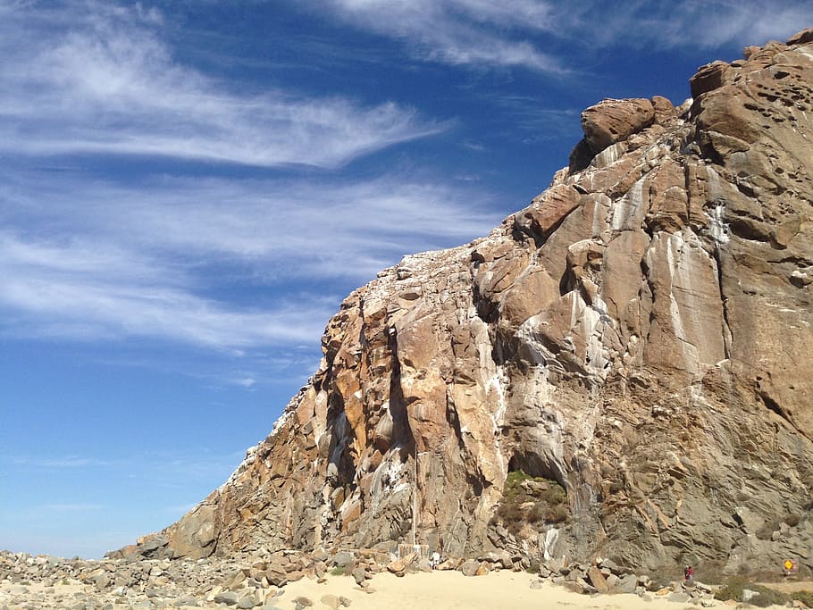 Landscape, Blue, Sky, Sky, Rock, Sunlight, sunny, summer, nature HD wallpaper