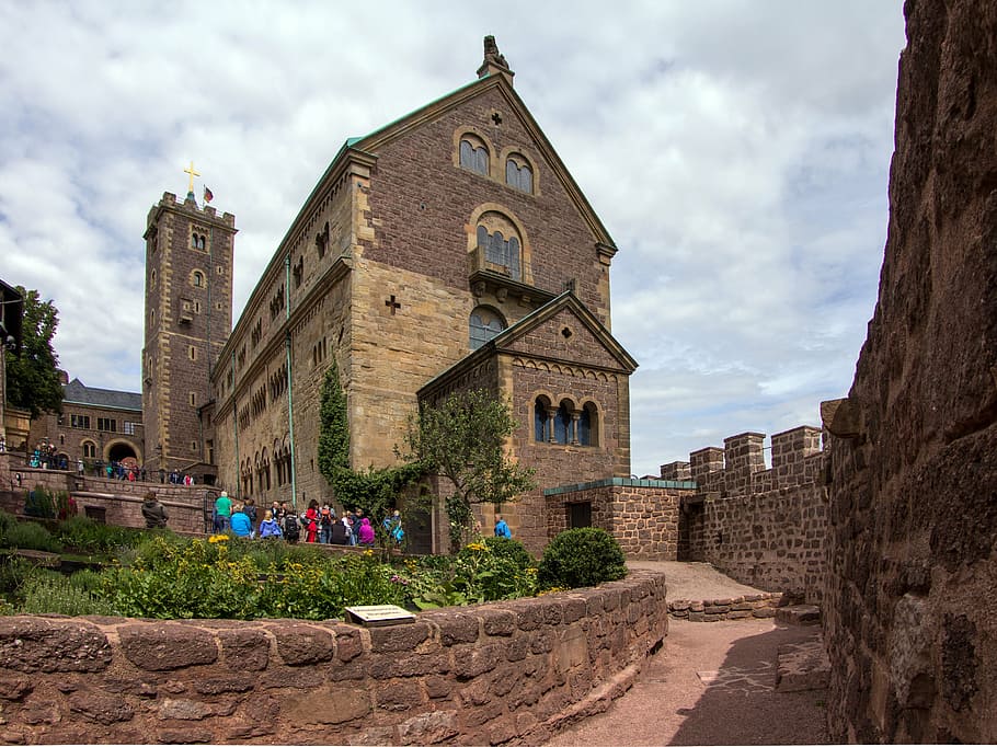 thuringia germany, castle, wartburg castle, eisenach, world heritage HD wallpaper
