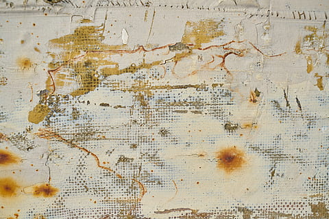 wall, painted, rusty, old, semin, wood, wood-fibre boards, old wall HD wallpaper