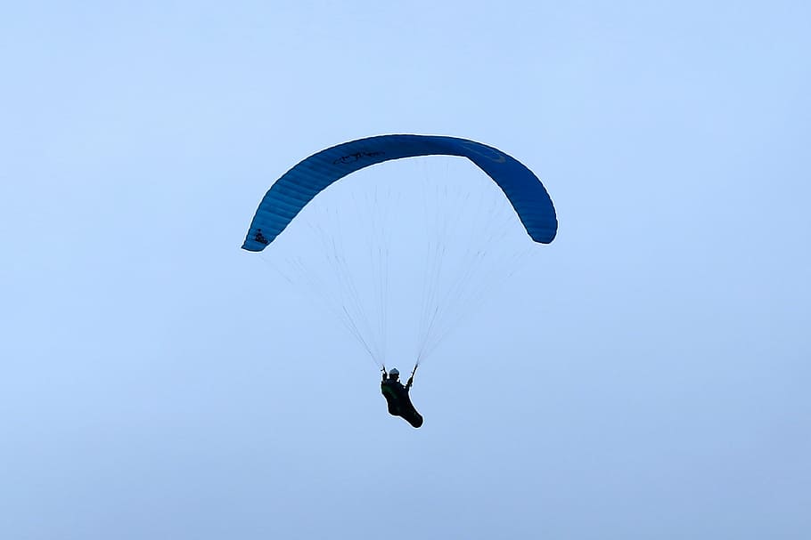 paragliders, screen, wind, drafts, air, himmel, extreme sports HD wallpaper