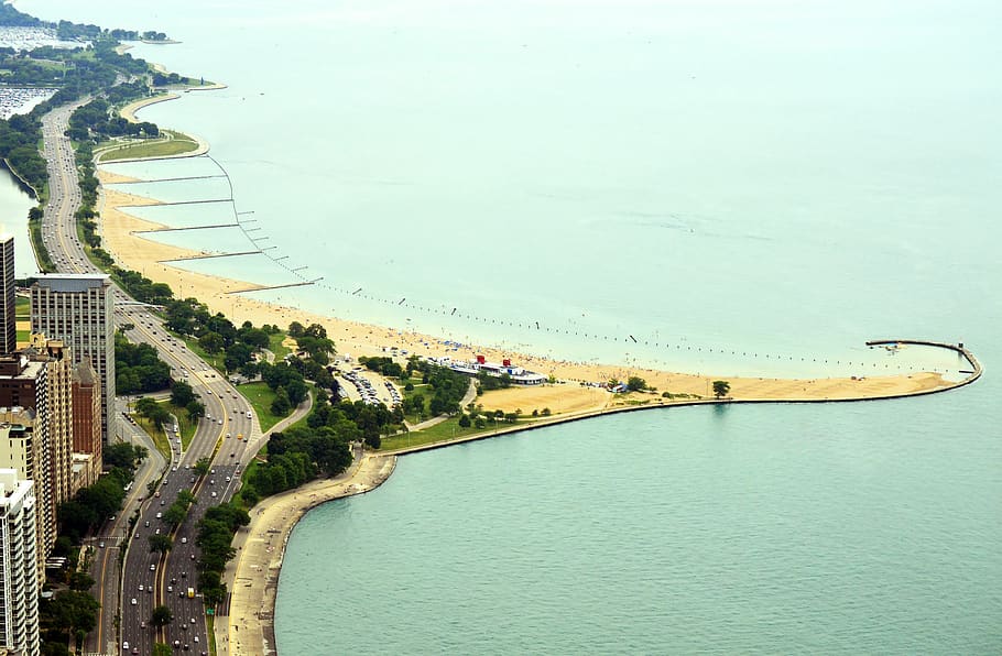 north, avenue, beach, lincoln, park, chicago, illinois, midwest