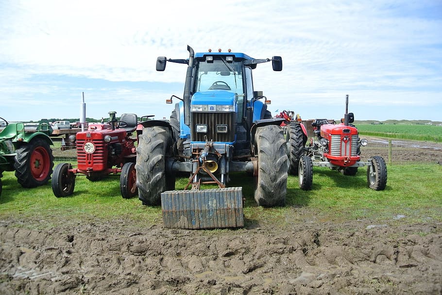 tractor, oldtimer, agriculture, tractors, farm, arable, working machine HD wallpaper
