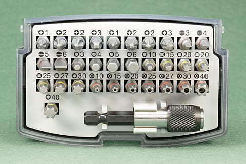 Bit, Drill, Screwdrivers, akkuschrauber, essay, spare parts HD wallpaper