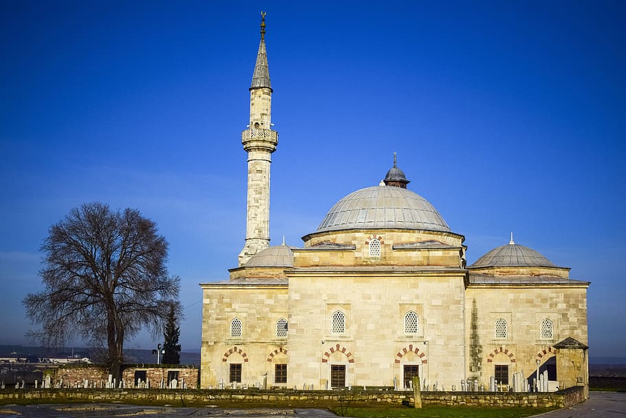 muradiye, cami, edirne, architecture, travel, no one, building HD wallpaper