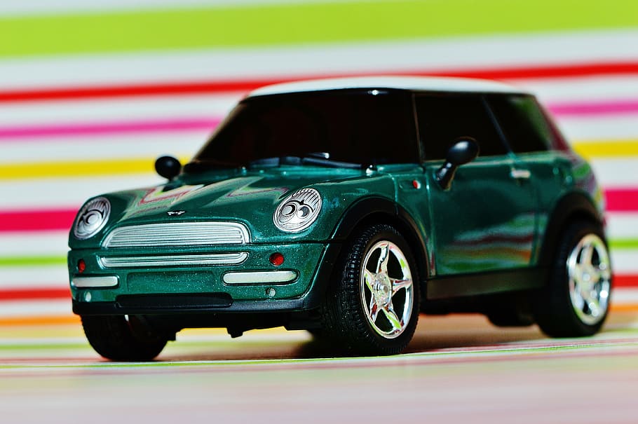 mini cooper, auto, model, vehicle, green, transportation, car HD wallpaper