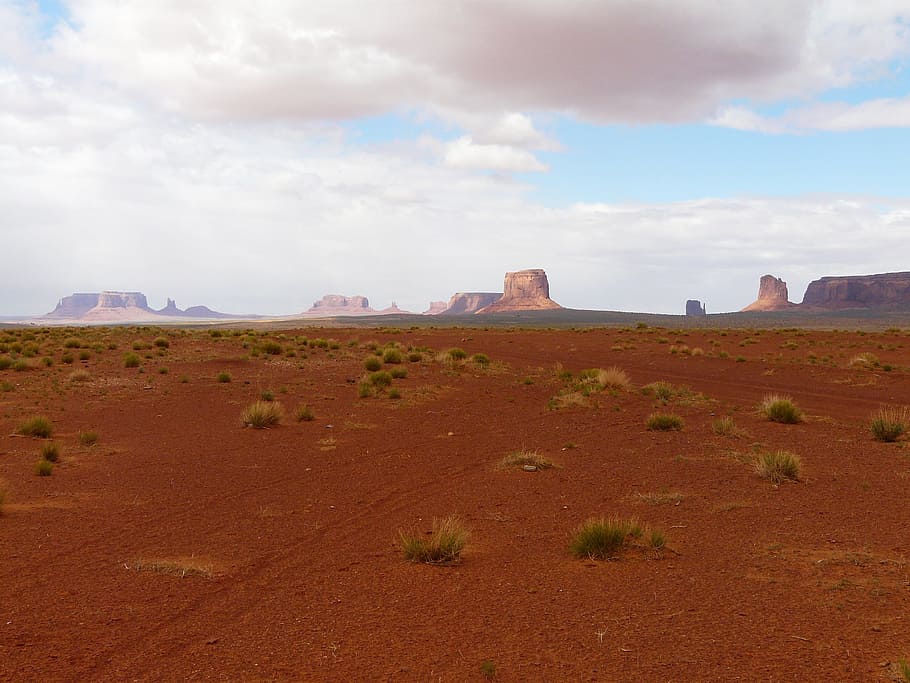 desert, Monument Valley, Kayenta, Arizona, Arizona, Usa, mountain, HD wallpaper